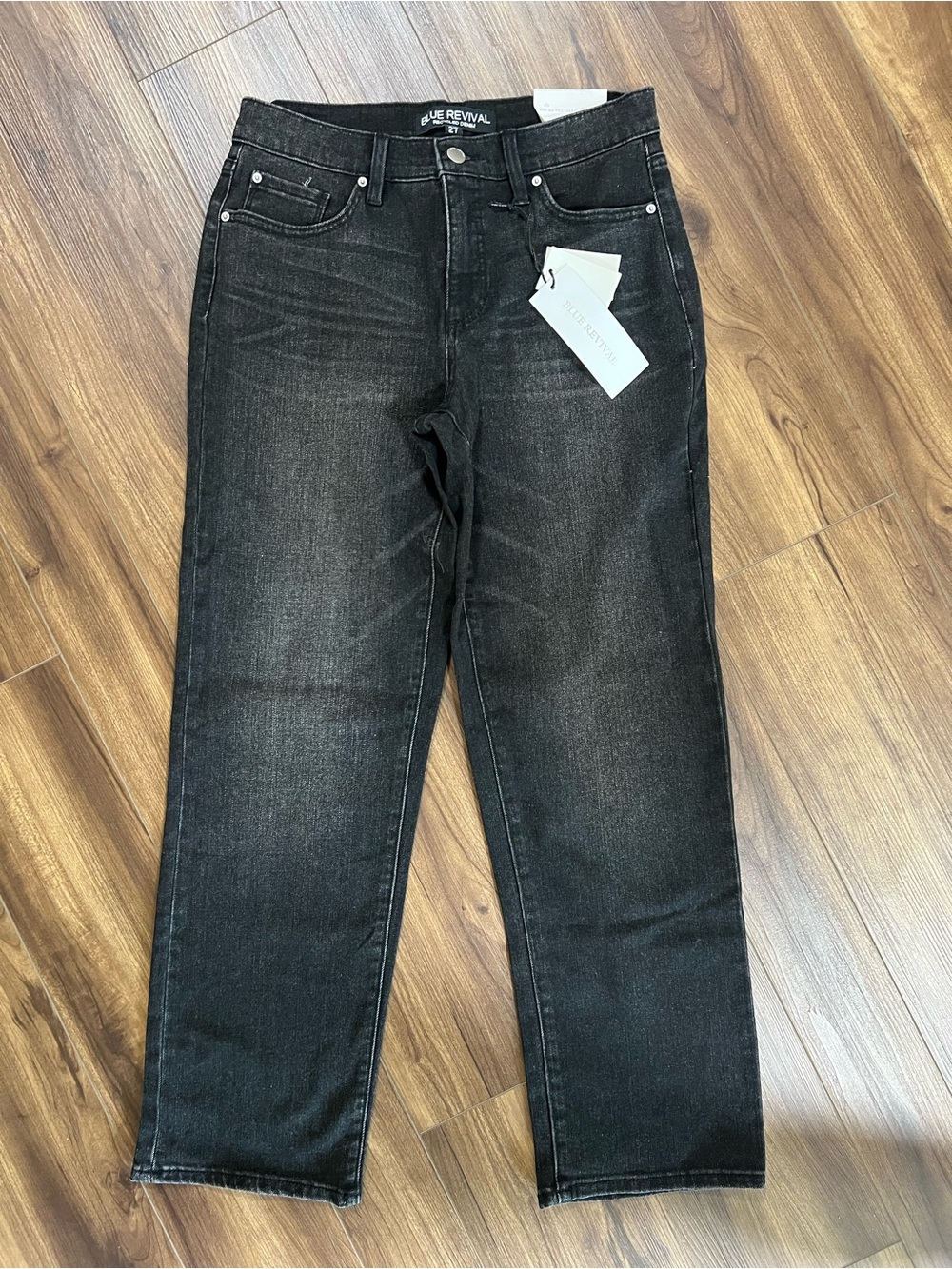 Blue Revival Hailey Mid-Rise Recycled Straight Ankle Women’s Jeans